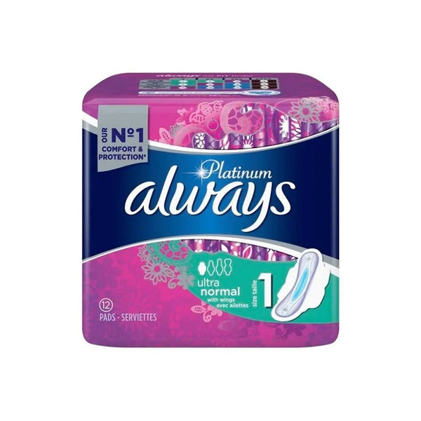 ALWAYS PLATINUM PADS NORMAL PLUS SP - 12S