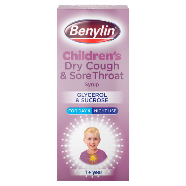 Benylin Childs Cough & Sore Throat Syrup - 125ml