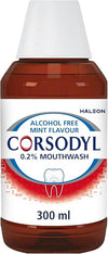 Corsodyl Alcohol Free Mint Mouthwash - 300ml