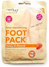 Derma V10 Foot Packs (Honey & Almond) - 1 Pair
