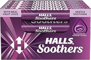 Halls Soothers Med Sweets Blackcurrant  - 45g