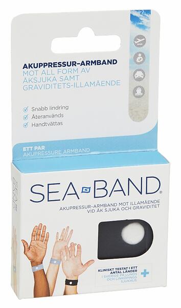 Sea Band Nausea Relief Acupressure Pink - 1 Pair