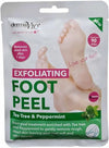 Derma V10 Exfoliating Foot Peel - 1 Pair