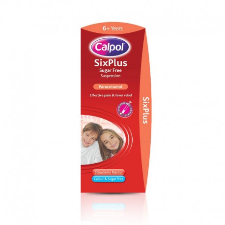 Calpol Six Plus Suspension S/Free - 200ml