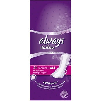 ALWAYS PANTY LINERS LONG PLUS - 24S