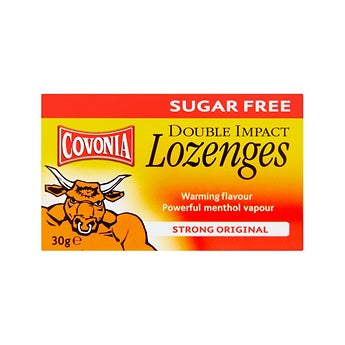 Covonia Double Impact Cough Drop Sugar Free - 30g