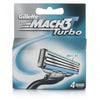 GILLETTE MACH 3 TURBO CARTRIDGES - 4Pack