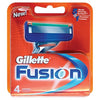 GILLETTE FUSION MANUAL BLADES - 4pack