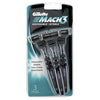 GILLETTE MACH 3 MANUAL DISPOSABLE RAZOR - 3Pack