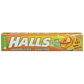 Halls Mentholyptus Citrus Sugar Free