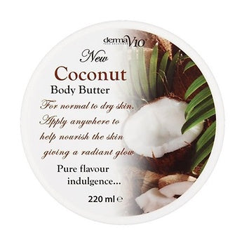 DERMA V10 BODY BUTTER COCONUT - 220ML