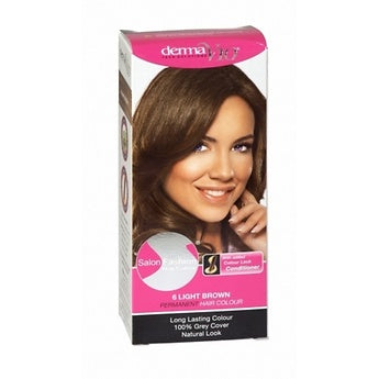 SALON FASHION HAIR COLOUR LIGHT BROWN 6