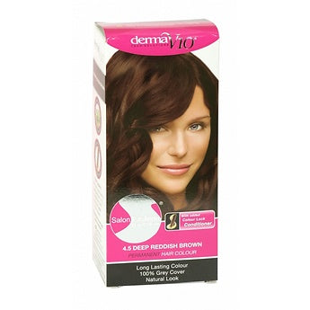 SALON FASHION HAIR COLOUR DEEP RED BROWN