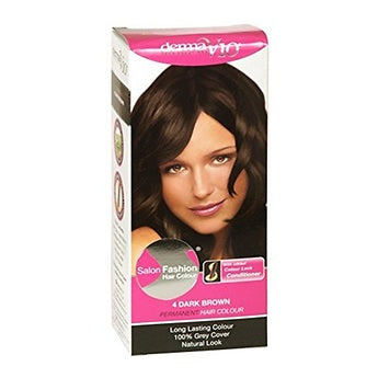 SALON FASHION HAIR COLOUR DARK BROWN 4