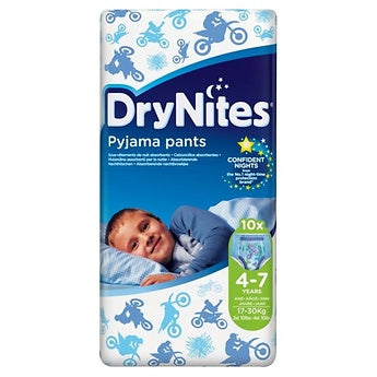 HUGGIES DRYNITES BOY 4-7 YRS - 10 Packs
