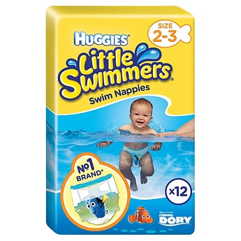 HUGGIES LITTLE SWIMMERS SIZE 2-3 - 12 Packs