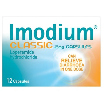 Imodium Classic Cap 2mg - 12 Capsules