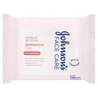 JOHNSONS FACE CARE WIPES REFRESHING - 25S