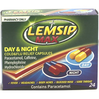 Lemsip Max Day & Night C&F Relief Caps - 24s