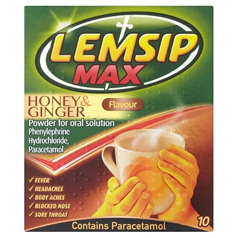 Lemsip Max Fusion Honey & Ginger - 10s