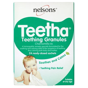 NELSONS TEETHA TEETHING GRANULES 24SACH