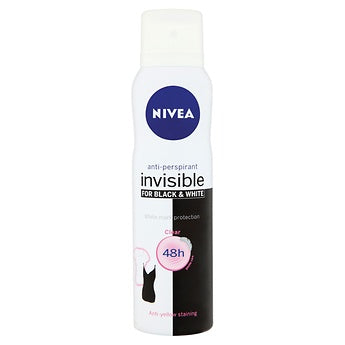 NIVEA DEO WOMEN AEROSOL INVISABLE B&W - 150ML