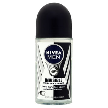 Nivea For Men Deo Roll On Black & White - 50ml
