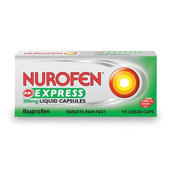 Nurofen Express 200mg Liquid Capsules - 16s