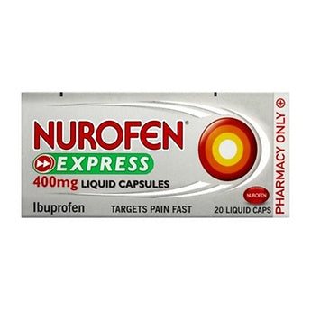 Nurofen Express 400mg Liquid Capsules - 20s