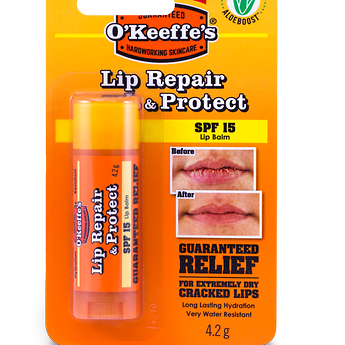 O'KEEFFES LIP REPAIR & PROTECT SPF 15 - 4.2G