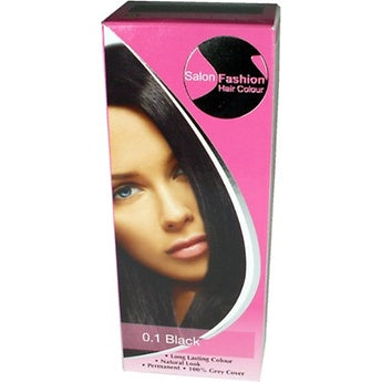 SALON FASHION HAIR COLOUR BLACK 0.1