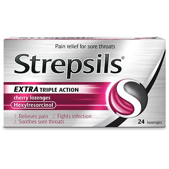 Strepsils Extra Triple Action Cherry - 24s