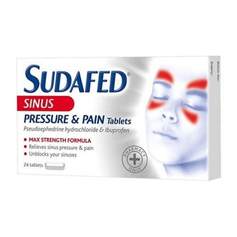 Sudafed Sinus Pressure & Pain Tabs - 24s