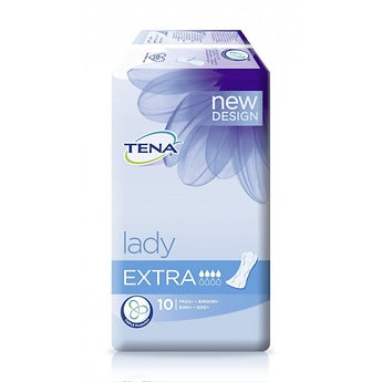 TENA LADY DISCREET EXTRA PADS - 10S