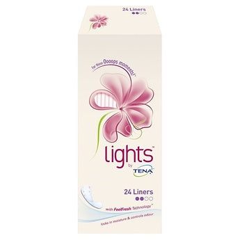 TENA LADY LIGHTS LINER - 24S