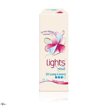 TENA LADY LIGHTS LONG LINER - 20S