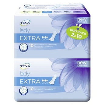 TENA LADY DISCREET EXTRA DUO PADS - 20S