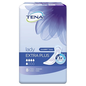 TENA LADY DISCREET EXTRA PLUS PADS - 8S
