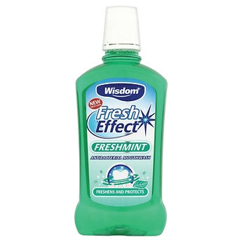 Wisdom Fresh Effect Mouthwash Freshmint - 500ml