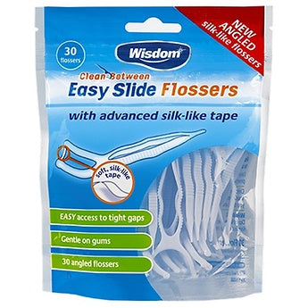 Wisdom Clean Between Mint Flossers - 30s