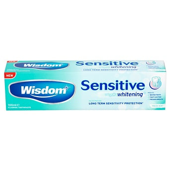 Wisdom Sensitive + Whitening Toothpaste - 100ml