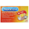 Chloralieve Lozenges Honey & Lemon - 24s