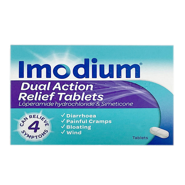 Imodium Dual Action Tabs - 6 Tablets