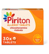 Piriton Allergy Tab 4mg - 30 Tablets