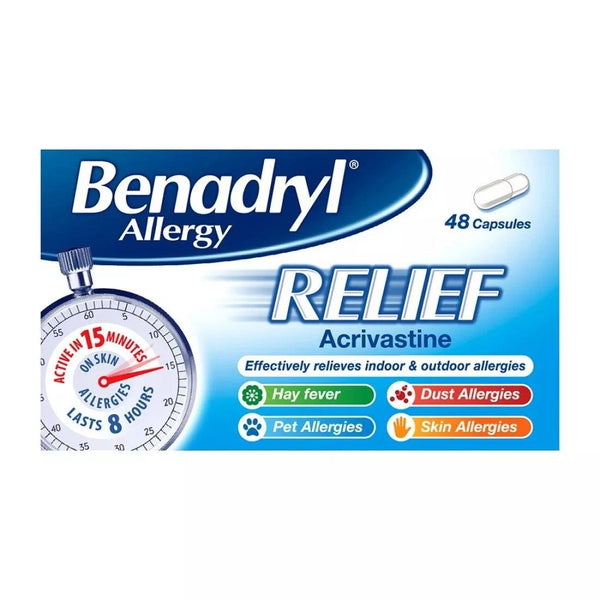 Benadryl Allergy Relief Capsules - 48s