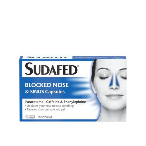 Sudafed Blocked Nose & Sinus Caps - 16s