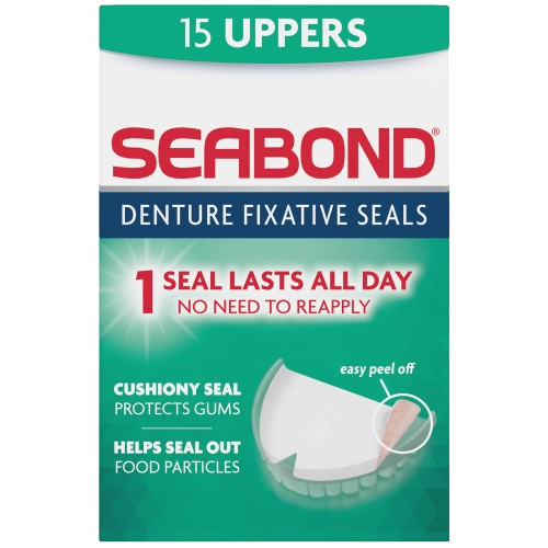 Seabond Denture Fixative Uppers - 15s