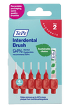 Tepe Interdental Brush 0.5(2) Red - 6 Packs