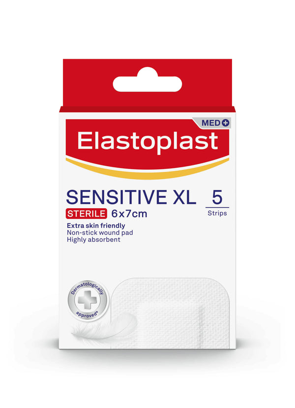 Elastoplast Sensitive Dressings 6X7CM XL - 5 Strips