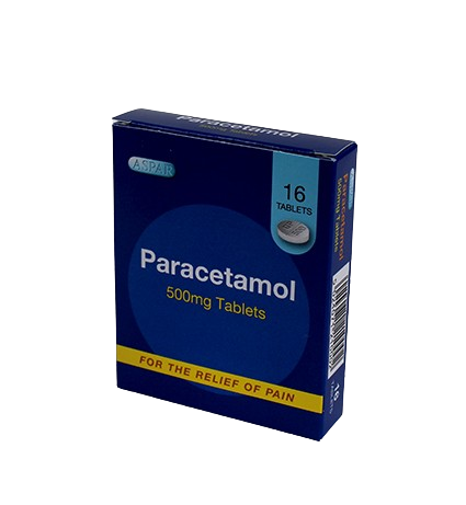 Aspar Paracetamol 500mg Tablets - 16s
